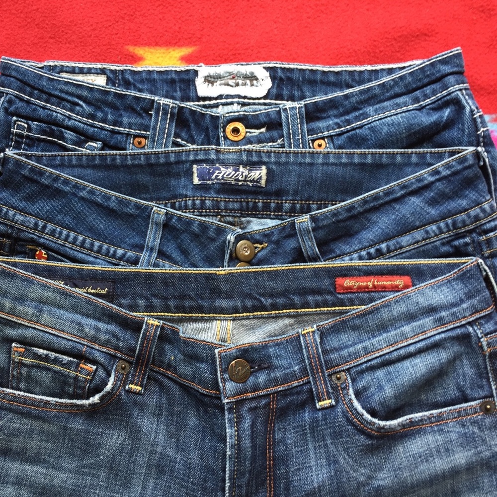 Lot 3 Jeans (BIG STAR**HUDSON**C of H) Tag 28 & 29